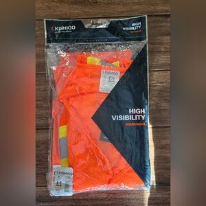 NEW Kishigo High Visibility Orange Workwear Size Medium